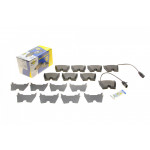 Колодки гальмівні (передні) Audi A4 06-15/A5 10-17/A6 02-/R8 07-/VW Phaeton 02-16 (+датчики) 