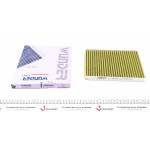 Фільтр салону Ford Fiesta 1.0-1.6TDCI 08- (вугільний) 