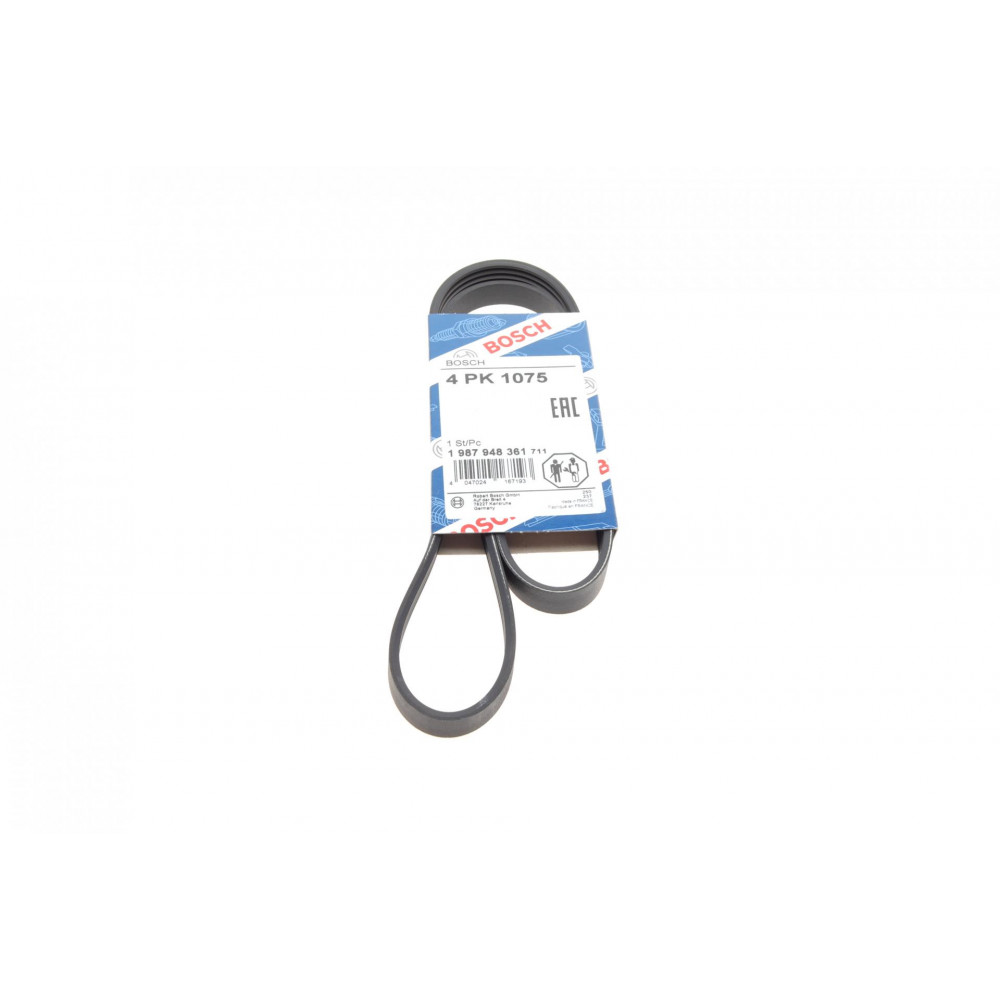 Ремінь генератора Renault Clio 1.2/1.4 90-98/Nissan Micra/Note 1.0-1.4 03-12 (4PK1075)