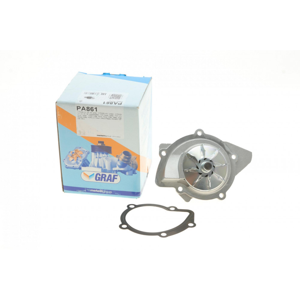 Помпа води Citroen C4-C8/Jumpy 2.0-2.2HDi/Fiat Scudo 2.0D/Ford Focus 2.0TDCI 01- (19z)(B/B)(8лоп)
