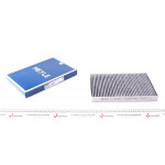 Фільтр салону Audi A4/A6 1.6-4.2 97- (вугільний) 