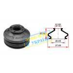 Пильник опори кульової рульового наконечника (універсальний) (28х12x20) 