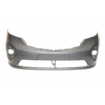 Бампер (передній) Opel Vivaro 14-16 (з отворами під противотумки) 