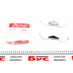 Планка супорта (переднього) прижимна (к-кт) Opel Vectra C 1.6-2.2DTI 02- (Ate) 