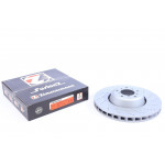 Диск гальмівний (передній) BMW M5 (E60)/M6 (E63) 04-10 (374x36) (R) (з покриттям) (з отворами) (вент) 