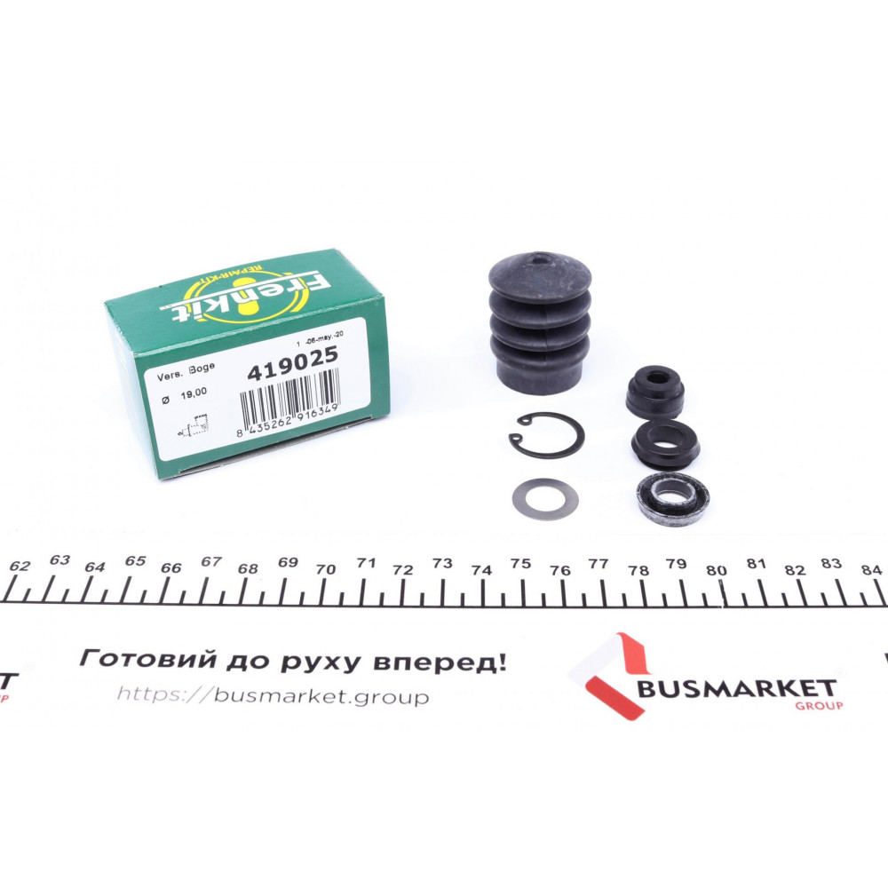 Ремкомплект циліндра зчеплення (головного) Audi 100 76-94 (d=19) (Sach)