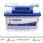 Акумуляторна батарея 74Ah/680A (278x175x190/+R/B13) Blue Dynamic E11 