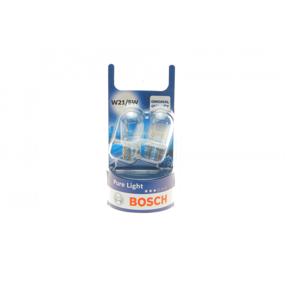 Автолампа W21/5W 12V 21/5W W3x16q Pure Light (без цоколя)