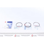 Кільця поршневі Fiat Ducato 1.9D/TD 90- (82.60mm/STD) (2.5-2-3) = 8920660000 