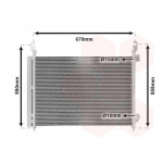 Радіатор кондиціонера (з осушувачем) Renault Koleos I 2.0/2.5 08- 