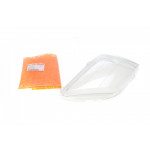 Скло фари Renault Logan 03-07 (R) 