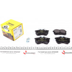 Колодки гальмівні (задні) Honda Accord VI/VII 97- (Lucas) Q+ 