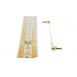 Тяга стабілізатора (переднього) Peugeot 607/Citroen C5 93- (L=320mm) 