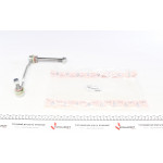 Тяга стабілізатора (переднього) (L) Citroen C5/C6/Peugeot 407 1.6-3.0 04- (L=200.5mm) 