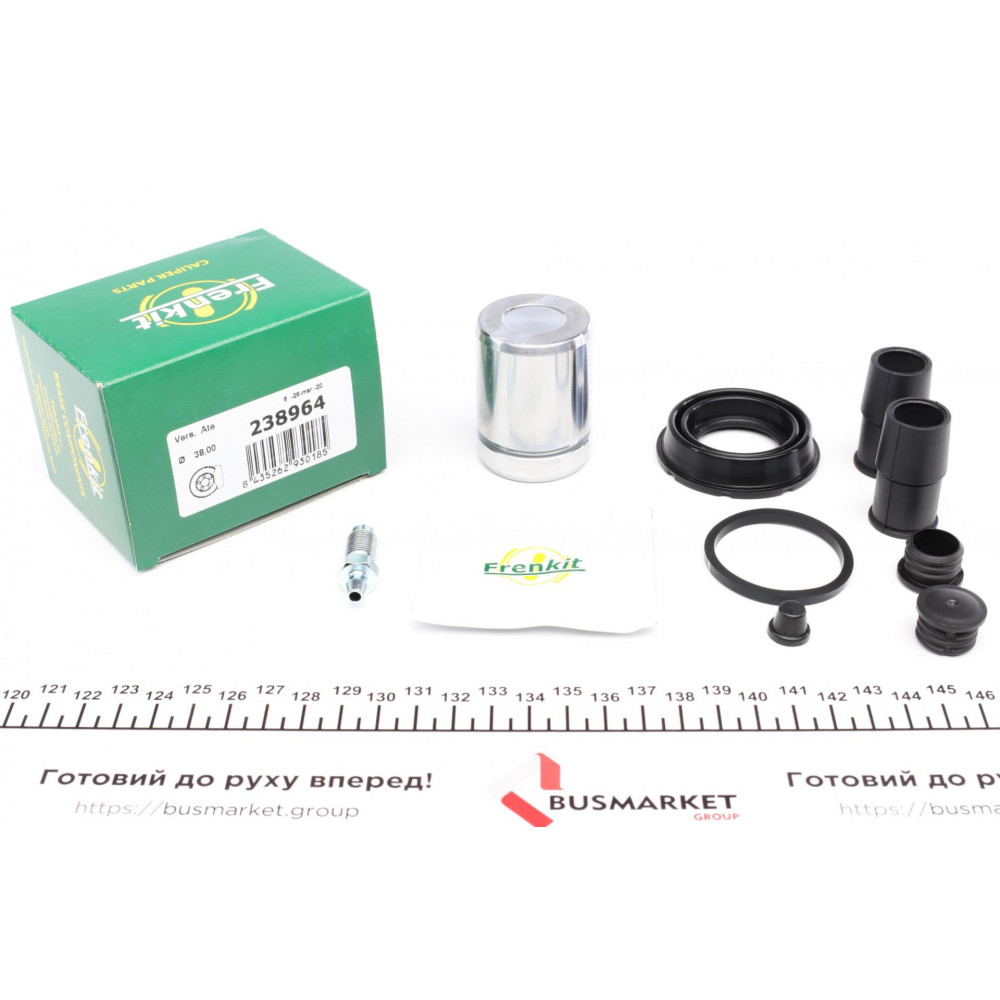 Ремкомплект супорта (заднього) MB C-class/E-class 07- (d=38mm) (Ate) (+поршень)