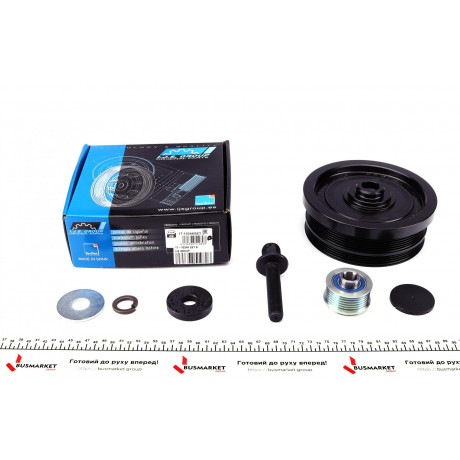 Шків колінвалу + шків генератора BMW 3 (E46)/5 (E39/E61) 99-10 (4PK+6PK) (в комплекті з болтом)