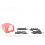 Колодки гальмівні (задні) VW Touareg/Porsche Cayenne 10- (187.4x76x17) (Brembo) 