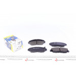 Колодки гальмівні (передні) Honda Civic V/VI 94-01/VIII/IX 05- 