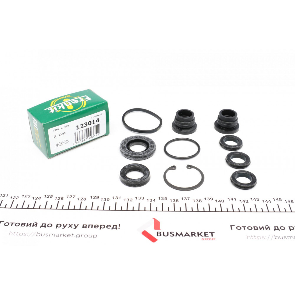 Ремкомплект циліндра гальмівного (головного) Audi A6/VW Passat 96-04 (d=23,8mm) Lucas