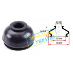 Пильник опори кульової рульового наконечника (універсальний) (56х24x44) 