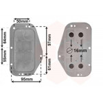 Радіатор масляний Opel Astra/Vectra 1.6/1.8 LPG 05- (теплообмінник) 