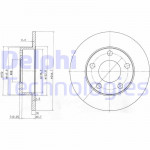 Диск гальмівний (задній) Audi A4/VW Passat 95-05 (245x10) (з покриттям) (повний) (к-кт 2 шт) 