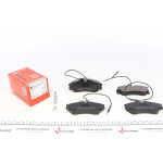 Колодки гальмівні (передні) Citroen Berlingo/Peugeot Partner 96- (Lucas-Girling) (з датчиком) 