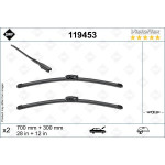 Щітки склоочисника (700/300mm) Renault Clio V 19- 