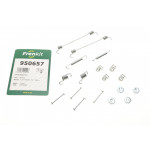 Комплект пружинок колодок ручника Renault Megane I -03 (203x38) Bendix 