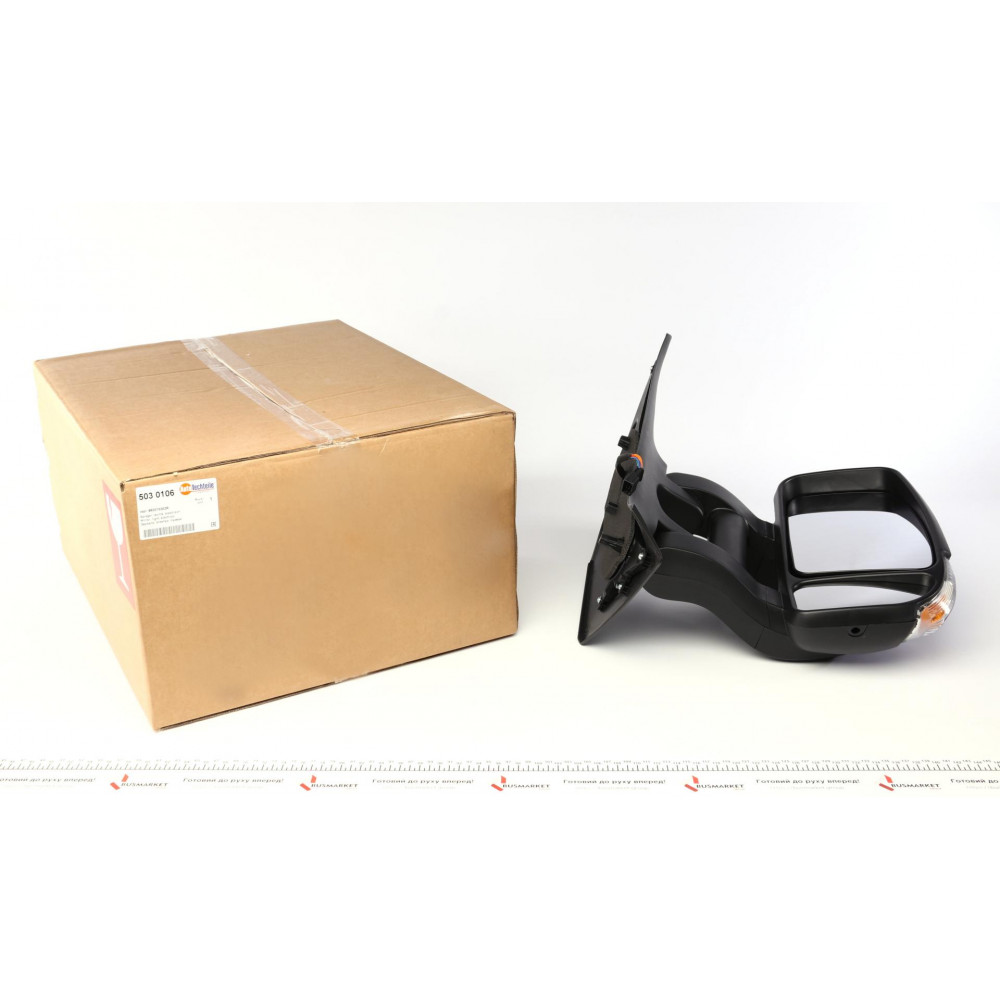 Дзеркало заднього виду Opel Movano/ Renault Master 10- (Довгий кронштейн) (R) (електро)