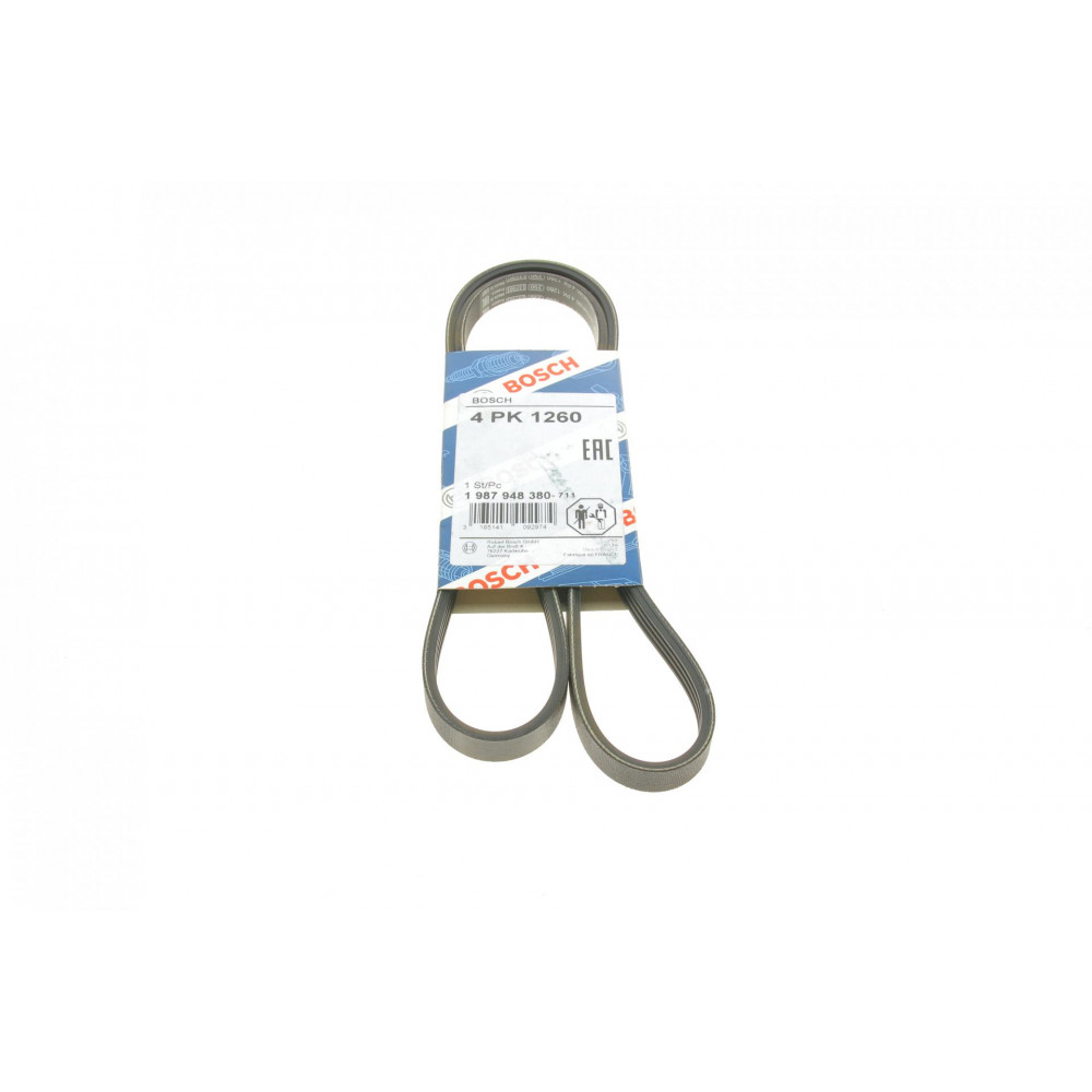 Ремінь генератора Renault Megane I 1.4-1.6i/e (+AC) 96-97/Land Rover Range Rover 92-94 (4PK1260)