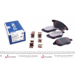 Колодки гальмівні (передні) Citroen Berlingo 00-11/C4 1.6 THP/VTi 04-/Peugeot 207/307 02- (Bosch) 