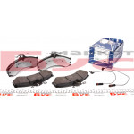 Колодки гальмівні (передні/задні) MB Sprinter 408-416/VW LT 46 96- (Platinum) 