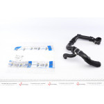 Патрубок радіатора (передній) VW Caddy IV/Golf VI 1.6TDI/2.0TDI 08- (к-кт в зборі) 