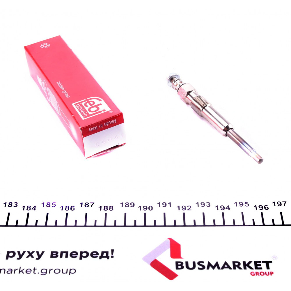 Свічка розжарювання Citroen Berlingo/Peugeot Partner 1.9D 98- (DW8) (11V)