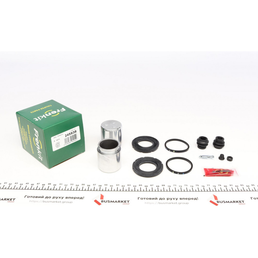 Ремкомплект супорта (переднього) Lexus RX 350/Toyota Rav 4 08- (d=45mm) (Akebono)(+ 2 поршня)