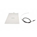 Трос ручника VW Golf V/Audi A3/Skoda Octavia 97-13 (1447/805 мм)  Трос ручника VW Golf V/Audi A3/Skoda Octavia 97-13 (1447/805 мм)