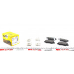 Колодки гальмівні (задні) Hyundai Elantra/Sonata/Tucson 04- (Akebono) Q+ 