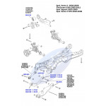 Сайлентблок важеля (заднього) Opel Vectra C 02- (поперечного) 