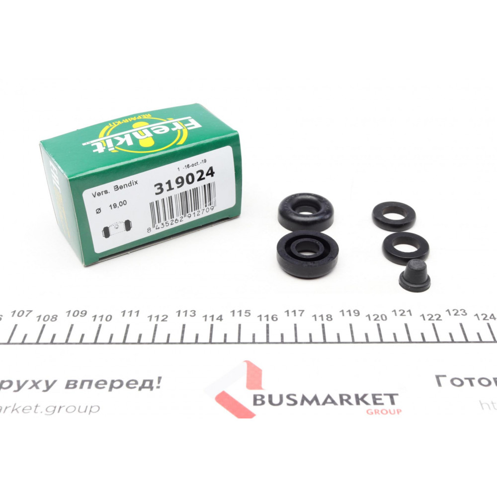 Ремкомплект циліндра гальмівного (заднього) Fiat Panda 85- (d=19mm) (Bendix)