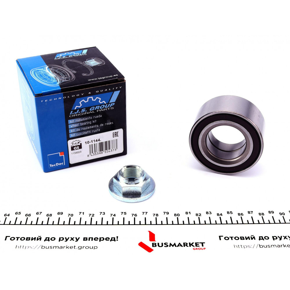 Підшипник маточини (передньої) Jaguar X-Type/Ford Mondeo III 1.8-3.0 00-09 (40х75х37) (+ABS) (к-кт)
