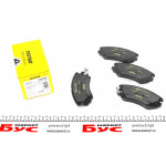 Колодки гальмівні (передні) Hyundai Sonata/Tucson/Kia Sportage 01- (Mando) Q+ 