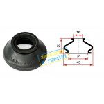 Пильник опори кульової рульового наконечника (універсальний) (17х32x21) 