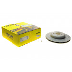 Диск гальмівний (задній) BMW 3 (F30/F80/F34)/4 (F36) 11- (з прорізом) (вентильований) (345x24) PRO+ 