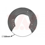 Захист диска гальмівного (переднього) (R) BMW 3 (E90) 04-11 