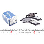 Колодки гальмівні (задні) Renault Laguna/Megane 01- 