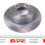 Диск гальмівний (задній) Renault Master 10- (305х12) (FWD) 