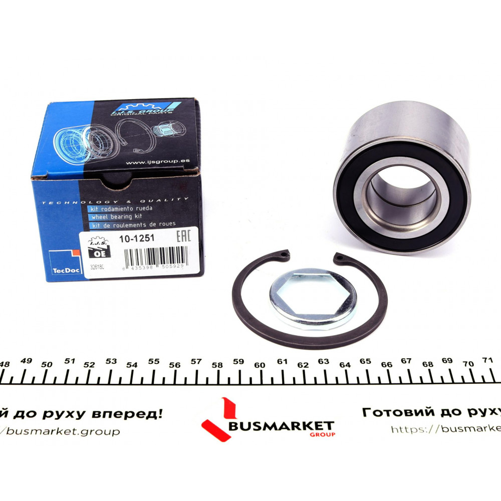 Підшипник маточини (задньої) Opel Omega A/B 1.8-3.0i 86-03 (37x74x45) (к-кт)