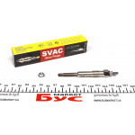 Свічка розжарювання Citroen Berlingo/Peugeot Partner 1.9D 98- (DW8) (11V) 