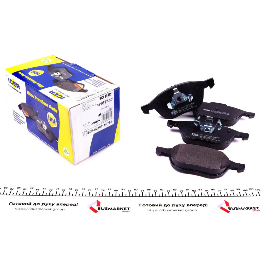 Колодки гальмівні (передні) Ford Transit Connect/Tourneo Connect/Kuga 13-/Focus/C-Max 07-